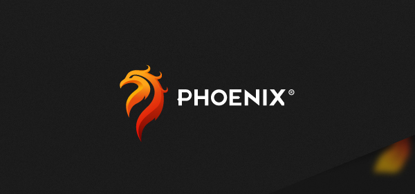 Phoenix International SAW Mechanic fire feather wing UV red yellow bird Fly