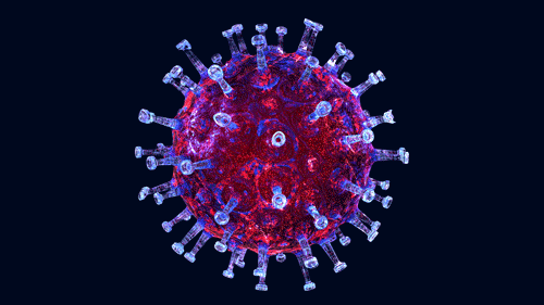 closeup corona Coronavirus COVID19 infection medical microscope research scientific virus