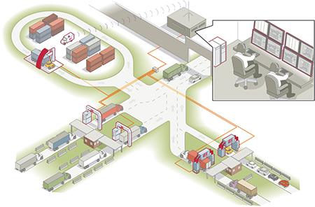 information graphic technical concept