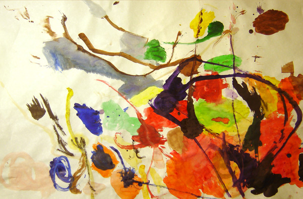 paint bright child art Fun experimental Exhibition 