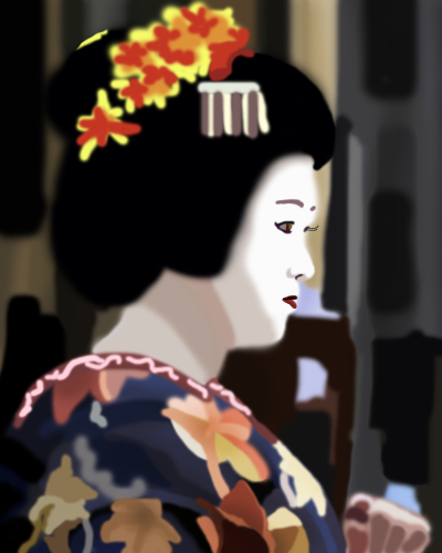 japan design Picture painting   abstract ILLUSTRATION  draw