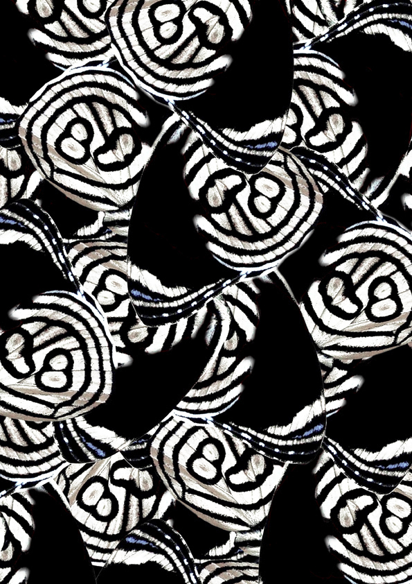 niña warmerdam imprint pattern repeat print textile graphic surface design black White geometric minimal ninawarmerdam