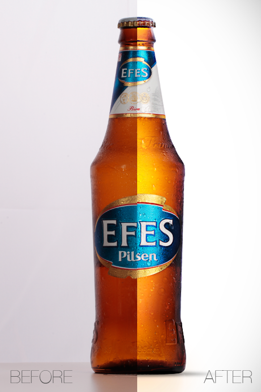 efes pilsen drink beer retouch photograph