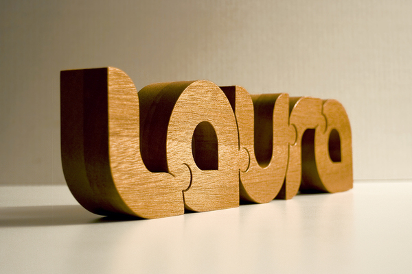 wood type letters nuzzles handmade wooden puzzle