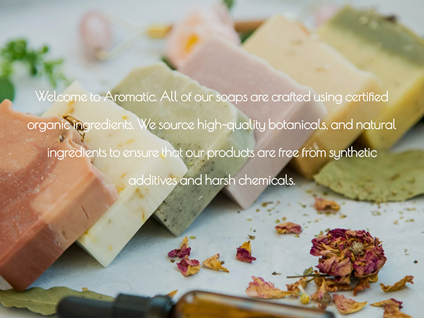 Organic Soap Shop Ecommerce Website | UIUX