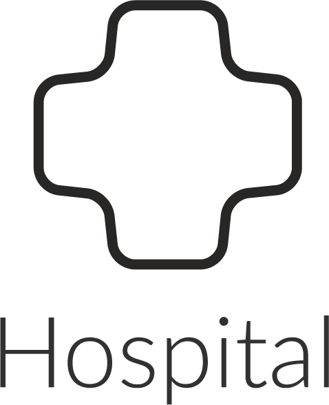 hospital icons pictograms