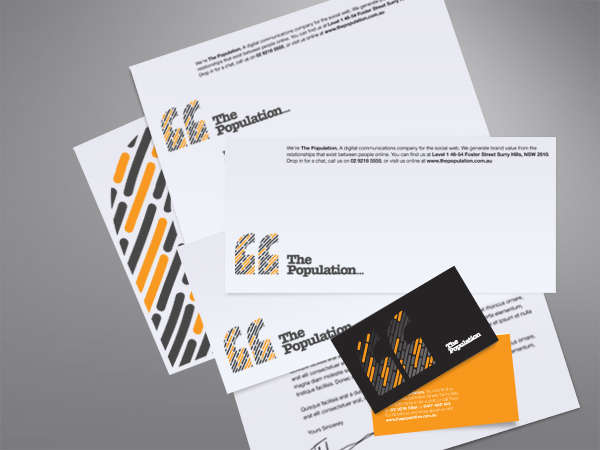 The Population social Stationery Business Cards presentation Effektive there
