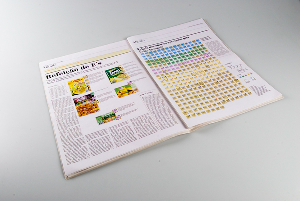 newspaper infographic about food adictives E numbers publico jornal infografia