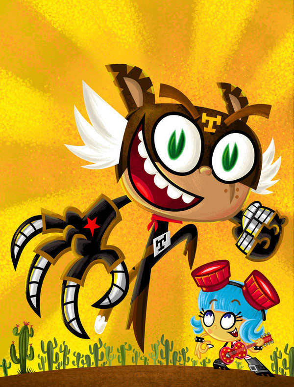 El Tigre, The Adventures of Manny Rivera. created for Nickelodeon. 