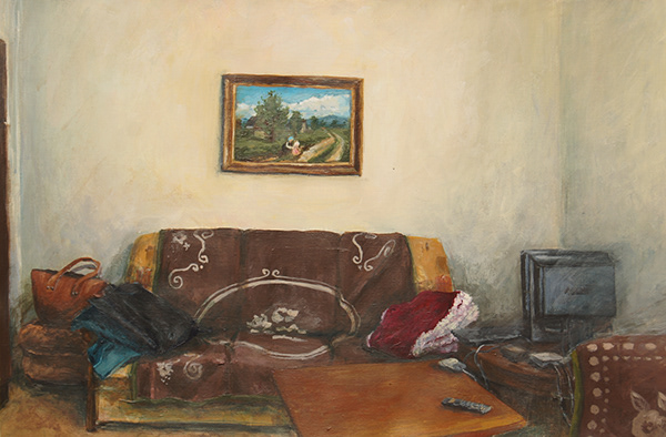 The paintings of a view of Czech household (2017-2018)
