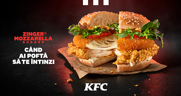 KFC Zinger Mozzarella Burger