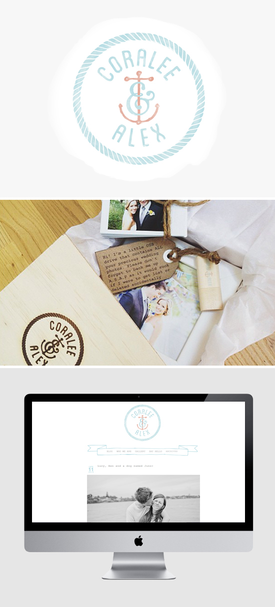 logo  Photography identity Weddings homepage