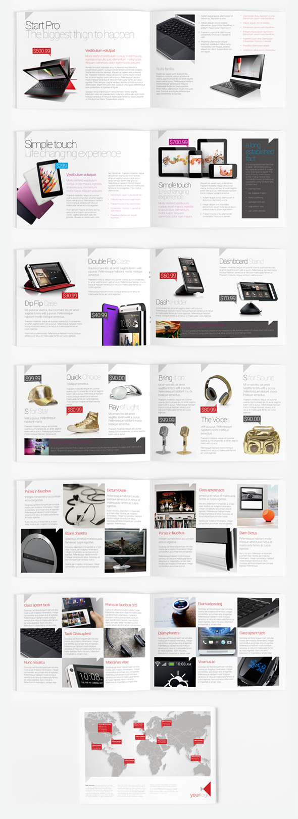 brochure catalog template print pages sell product a5 company shop shoping advertise advertisment selling