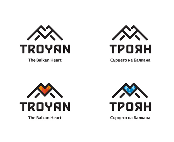 City branding Troyan bulgaria mountains heart