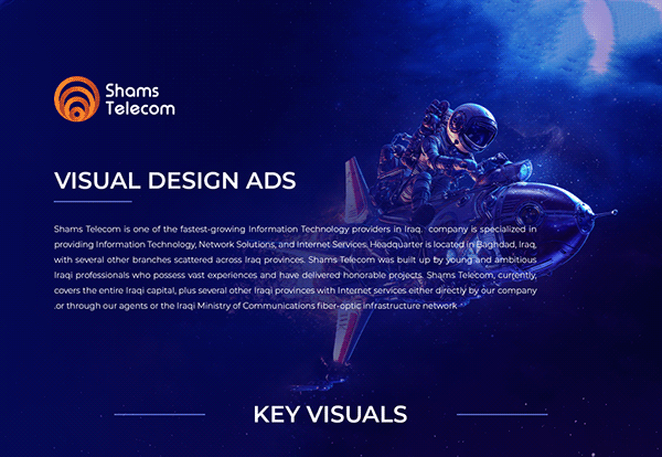 Visuals Designs ads - Shams Telecom