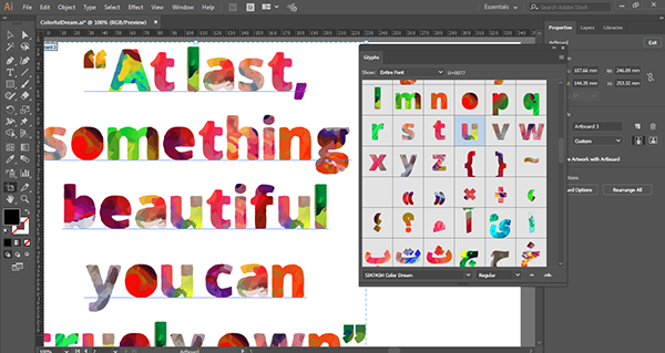 Download Free 3 Colorful Dream Fonts Latin Persian On Student Show Fonts Typography