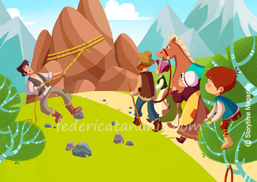 ILLUSTRATION  digital painting Children's Illustrations photoshop Character magazine Storytime