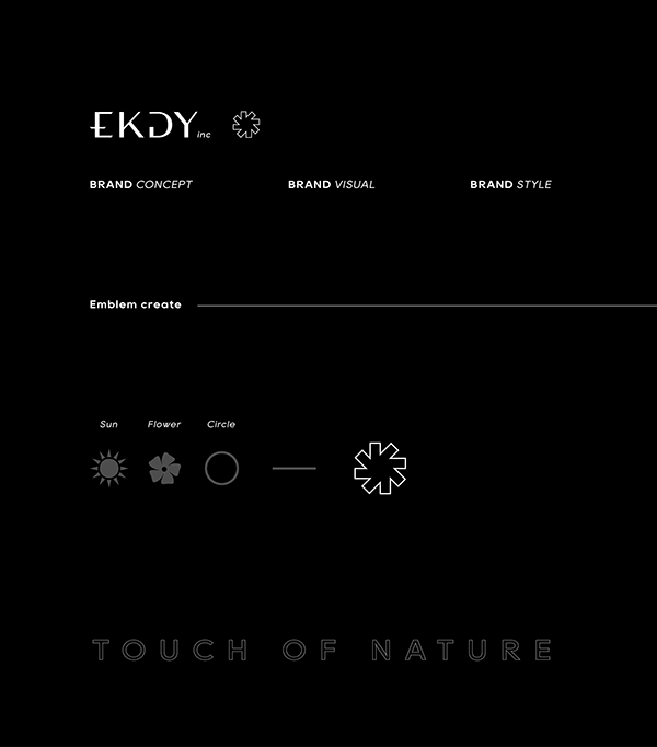 EKDY. Logotype/Package. Логотип и упаковка косметики