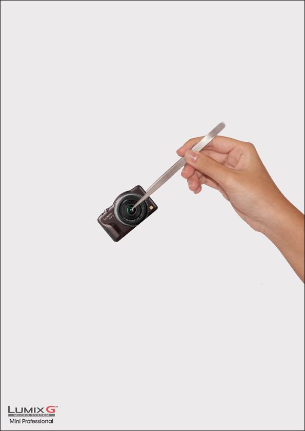panasonic lumix camera ad chopstick tweezer MINI small smallest