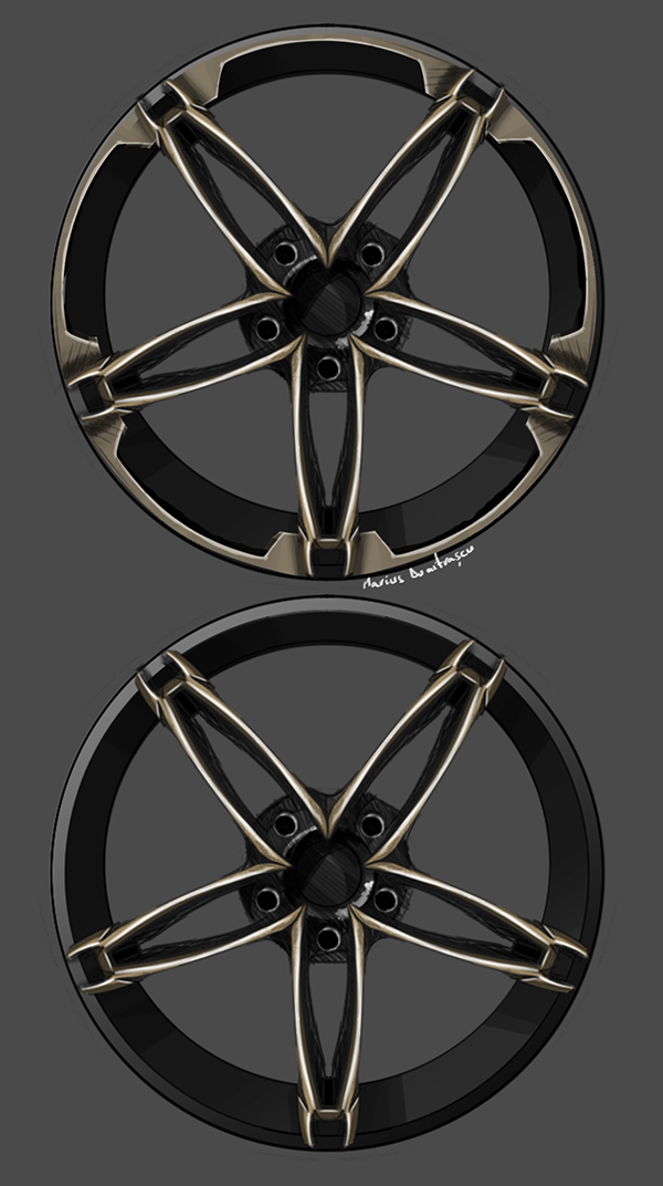 Car wheels sketches. on Behance