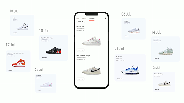 App Promo Animation for Nike SNKRS