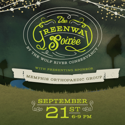 lettering logo Event Branding santana singleton Memphis Tennessee memphis ortho group wolf river conservancy ghost river brew soiree party soiree branding hand-lettering hand logo hand design