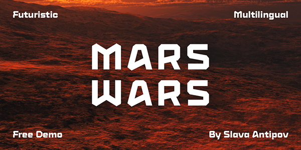 Mars Wars — Free Font