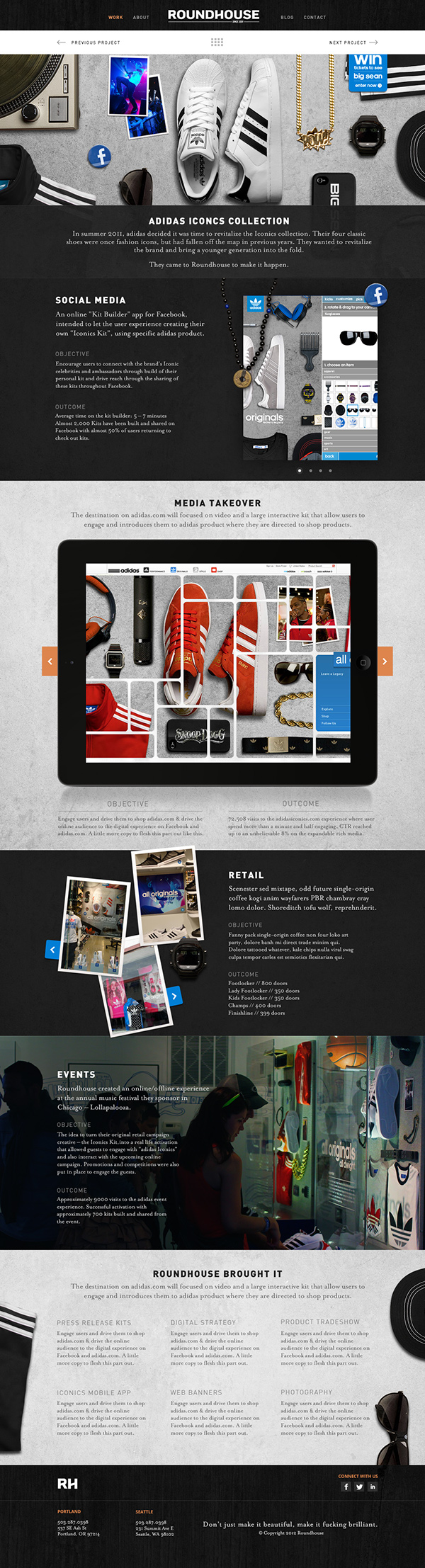  responsive  HTML5  css3 portfolio mobile agency interactive Case Study Responsive Design