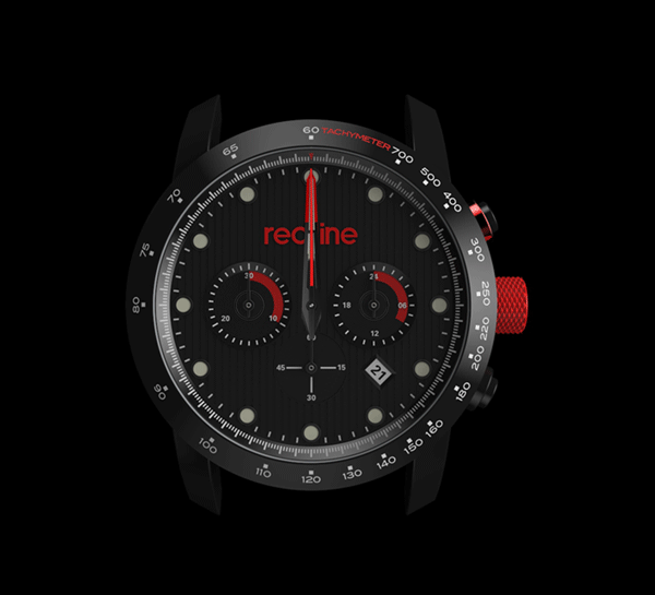watch design time timepiece clock styling  brand redline sketch pencil gif graphic