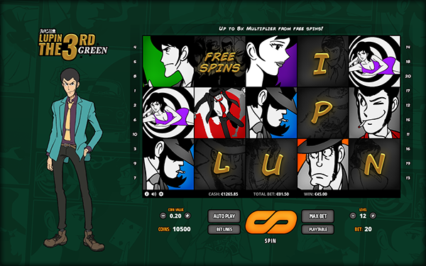 Lupin the 3rd Online Slot Game