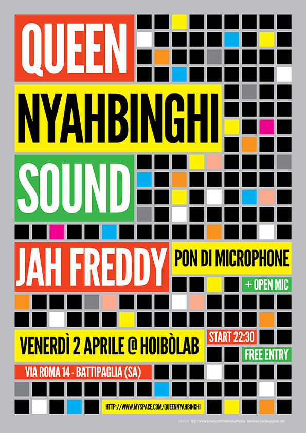 reggae gig Dancehall poster