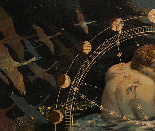 Sleeping Swans artworks by Saline Field