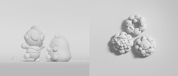 Clay 3D rendering —发现小而美 2