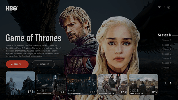 Series Page Game of Thrones