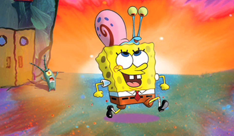 Spongebob Squarepants Gary nickelodeon Gary Adventures ham Kevin Wind HITF side scroller bikini bottom plankton Chum Bucket