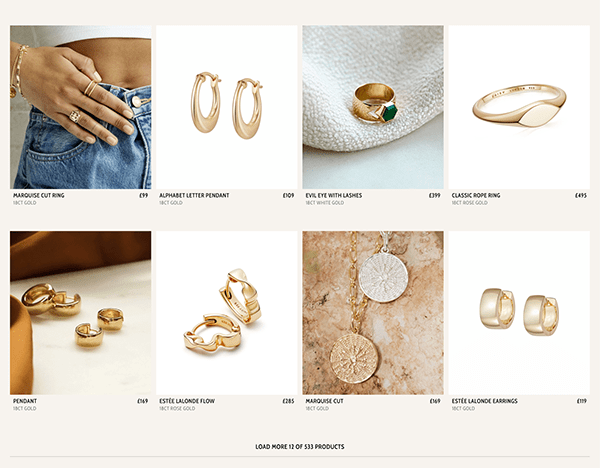 Didosh jewellery | eCommerce Shop