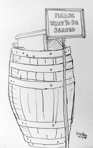 Savannah River Street historic Georgia rmcotton urban sketching bars barstinations local bars local places richmond hill mixed media prints