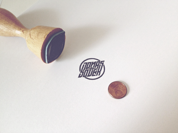 rubber stamp logo Corporate Design Icon wooden stamp wood print