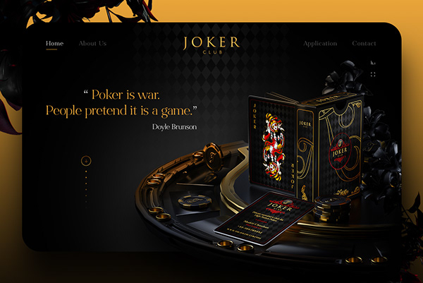 Joker Club website