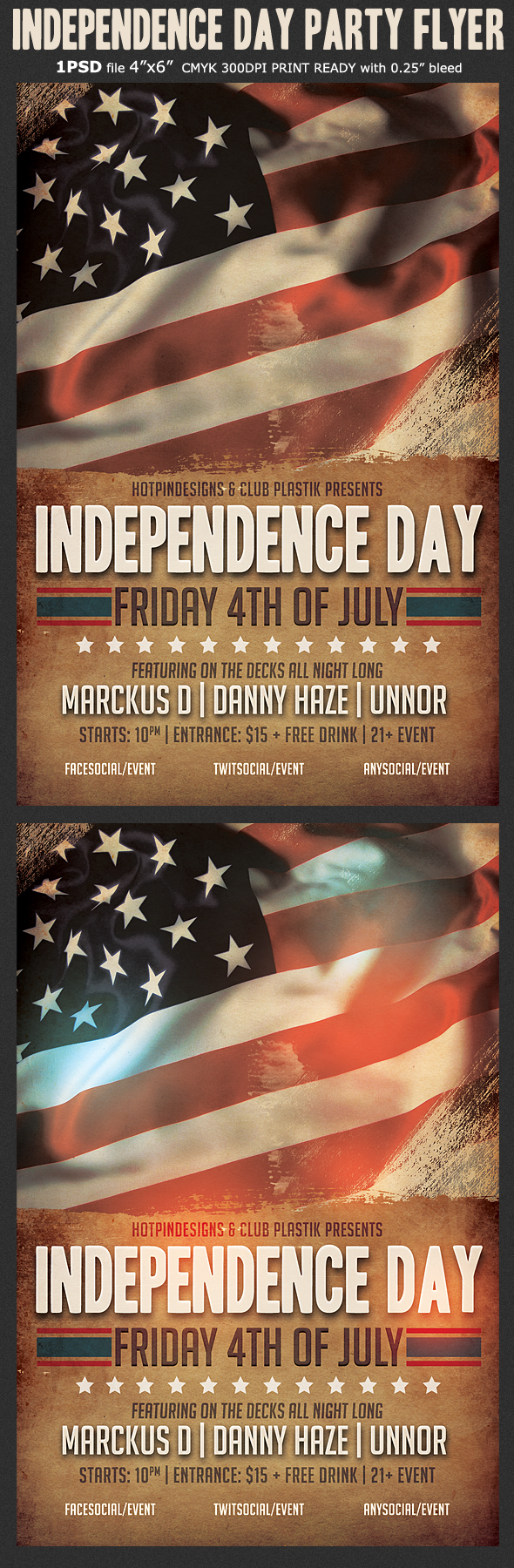 independence day 4th of july memorial day flyer flyer template July 4th american fireworks flag modern Invitation poster BBQ independence day flyer