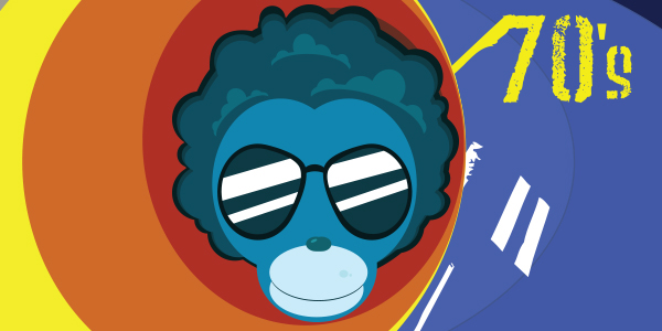 monkey design vector Illustrator monkey Character design Retro