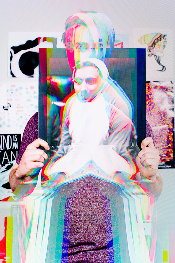 identity Portraiture glitch art teenager youth digital manipulation distortion Glitch colours