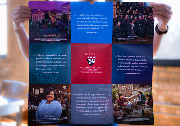 HGSE Harvard higher ed higher education Higher Edu book Admissions travel piece Booklet