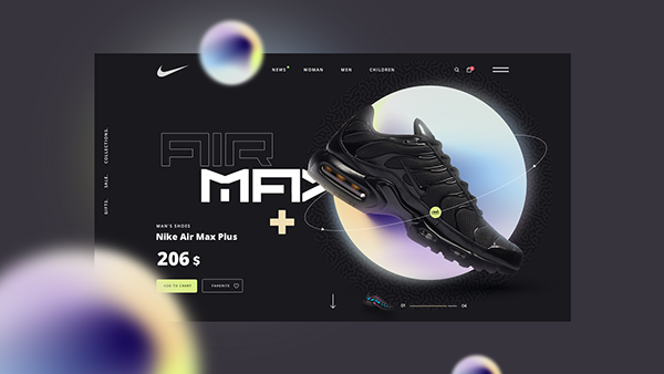 Concept Product Page Collection / Ui design Concepts