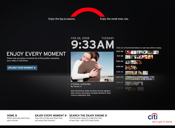 citibank interactive design