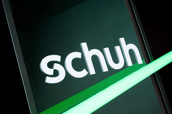 schuh – rebrand of UK shoe retailer