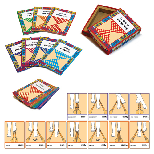 diagram infographic Tinikling filipino cards package pattern color