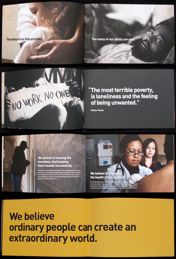 nonprofit annual report brochure  website strategy