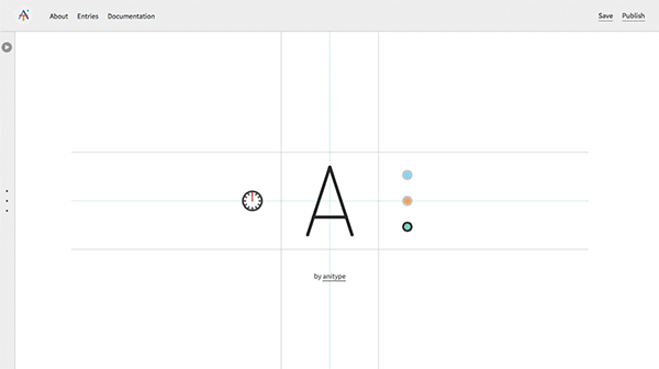 anitype animated type Mono Collaborative crowdsource Platform vector flat
