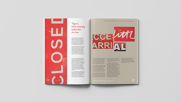 Typography in the Environment - Magazine